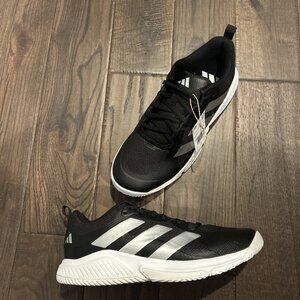 adidas Court Team 2.0 Women's Shoes Size 12 Black/ White ID2500